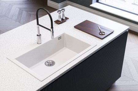 Chiuveta compozit PURE-G 40 alb [5]