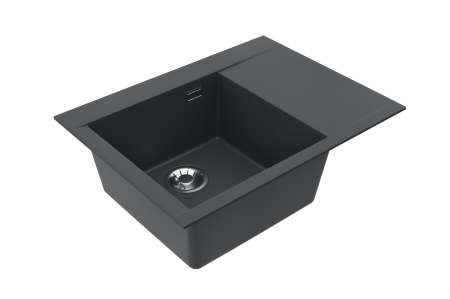 Chiuveta compozit PURE-G 60 STANGA negru mat [1]