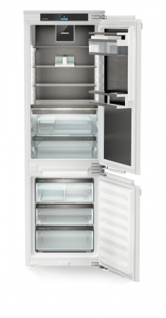 Combina frigorifica incorporabila Liebherr ICBNbsci 5173 Peak, NoFrost cu BioFresh Professional si HydroBreeze, 56 cm, 246 l, SmartDeviceBox, IceMaker, Interior BlackSteel, Clasa C [5]