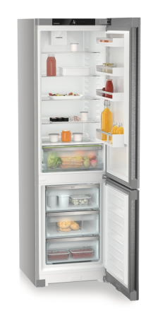 Combină frigorifică independentă Liebherr CNsdc 5703 Pure, EasyFresh, NoFrost, 371 l, 201,5 cm, clasa C, argintiu [1]