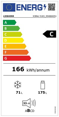 Combină frigorifică integrabilă cu BioFresh Professional și NoFrost ICBNci 5183 Peak [4]