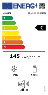 Combină frigorifică integrabilă cu EasyFresh şi NoFrost ICNc 5103 Pure [2]