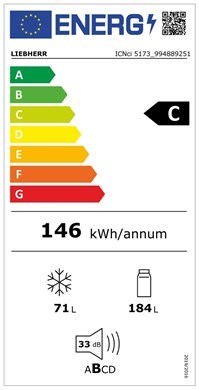 Combină frigorifică integrabilă cu EasyFresh şi NoFrost ICNci 5173 Peak [2]