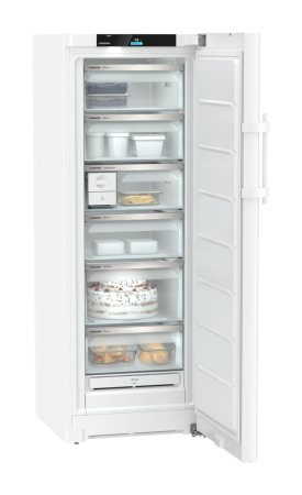 Congelatore verticale - Congelator Independent Liebherr FNc 507i, Clasa Valorica Comfort, Culoare steel, Clasa de eficienta energetica C, Înălțime 165.5 cm, Volum total 238 l, Nr. Sertare in congelator 6, Emisii de zgomot ac