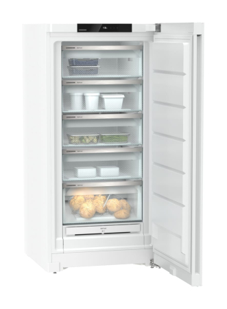 Congelatore verticale - Congelator Independent Liebherr FNd 6625, Clasa Valorica Comfort, Culoare steel, Clasa de eficienta energetica D, Înălțime 145.5 cm, Volum total 260 l, Nr. Sertare in congelator 5, Emisii de zgomot ac