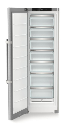 Side by side - Congelator Independent Side-by-Side Liebherr SFNsdd 5237, Clasa Valorica Comfort, Culoare stainless steel door with SmartSteel, Clasa de eficienta energetica D, Înălțime 185.5 cm, Volum total 277 l, N