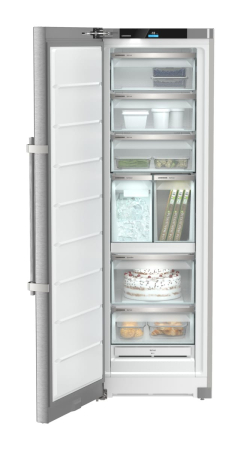 Congelator Independent Side-by-Side Liebherr SFNsdd 526i, Clasa Valorica Comfort, Culoare stainless steel door with SmartSteel, Clasa de eficienta energetica D, Înălțime 185.5 cm, Volum total 277 l, N [1]