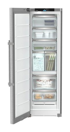 Congelator Independent Side-by-Side Liebherr SFNstd 529i, Clasa Valorica Comfort, Culoare stainless steel door with SmartSteel, Clasa de eficienta energetica D, Înălțime 185.5 cm, Volum total 277 l, N [2]