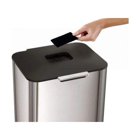 Cos Gunoi Colectare Selectiva 40L Inox - Joseph&Joseph [1]