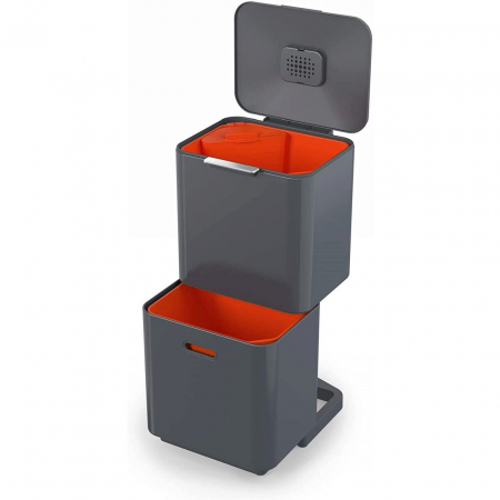 Cos Gunoi Colectare Selectiva 60L Grafit - Joseph&Joseph [1]