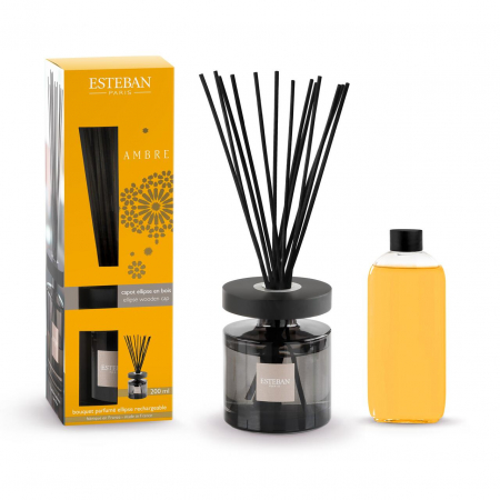 Difuzoare Parfumate - Difuzor Parfum Ellipse Amber&Vanilla 200ml