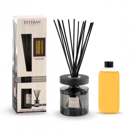 Parfumuri de interior - Difuzor Parfum Ellipse Cedre 200ml - Esteban Paris