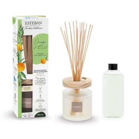 Toate produsele - Difuzor Parfum Ellipse Orange&Green Tea 200ml - Esteban Paris