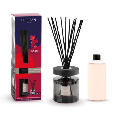 Parfumuri de interior - Difuzor Parfum Ellipse Rouge Cassis 200ml - Esteban Paris