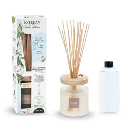 Toate produsele - Difuzor Parfum Ellipse White Cotton 200ml - Esteban Paris