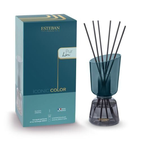 Toate produsele - Difuzor parfum Iconic color Pur Lin 250 ml - Esteban Paris