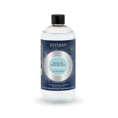Rezerve pentru difuzoare si lumanari - Rezerva Parfum 500ml Sandalwood&Coconut Blossom - Esteban Paris