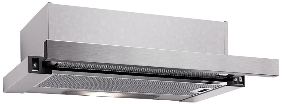 Hote Proff  - Hotă telescopică PROFF Tiro, 60 cm, max. 300 m³/h, clasa D, front inox