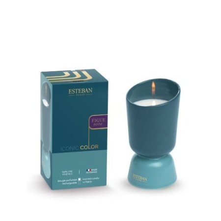 Toate produsele - Lumanare parfumata Iconic Color 220g Figue Noire - Esteban Paris