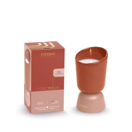 Toate produsele - Lumanare parfumata Iconic Color 220g Iris Cachemire - Esteban Paris