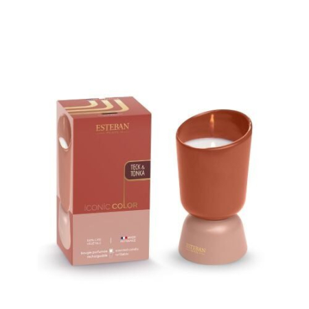 Toate produsele - Lumanare parfumata Iconic Color 220g Teck&Tonka - Esteban Paris