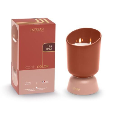 Toate produsele - Lumanare parfumata Iconic Color 700g Teck&Tonka - Esteban Paris
