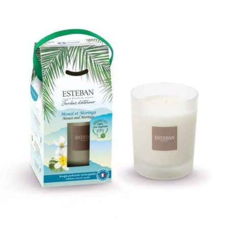 Toate produsele - Lumanare Parfumata Monoi&Moringa 180g - Esteban Paris