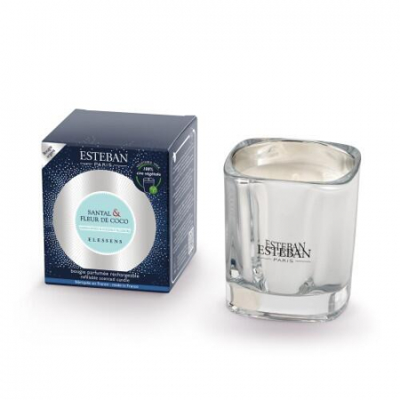 Rezerve pentru difuzoare si lumanari - Lumanare Parfumata Sandalwood&Coconut Blossom - Esteban Paris