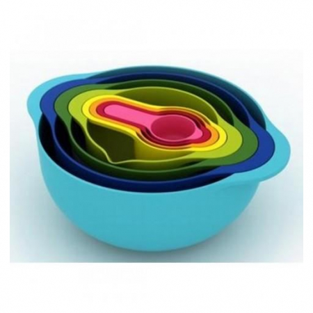 Boluri mixare - Nest Plus 8 Set Boluri cu Masuri Promo - Joseph&Joseph
