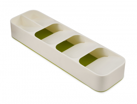 Organizatoare tacamuri - Organizator Compact  Tacamuri Alb/Verde - Joseph&Joseph