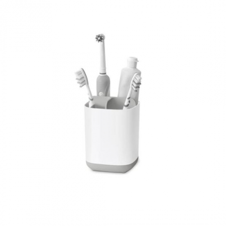 Accesorii - Organizator Periuta Dinti  Easy-Store Gri/Alb - Joseph&Joseph
