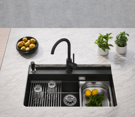 Pachet Atrox 40 si baterie Flexa negru satin [3]