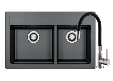 Produse Alveus - Pachet Atrox 50 si baterie Flexa negru satin