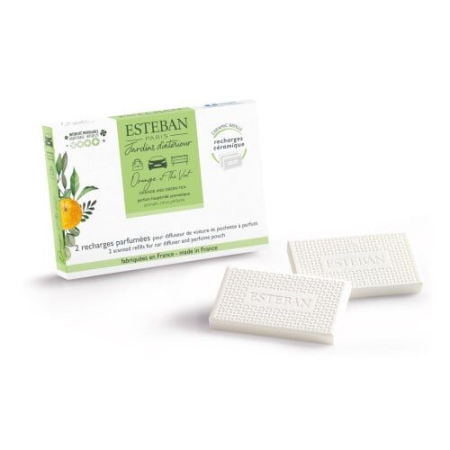 Toate produsele - Refil parfumat pentru difuzor masina Orange&Green Tea - Esteban Paris