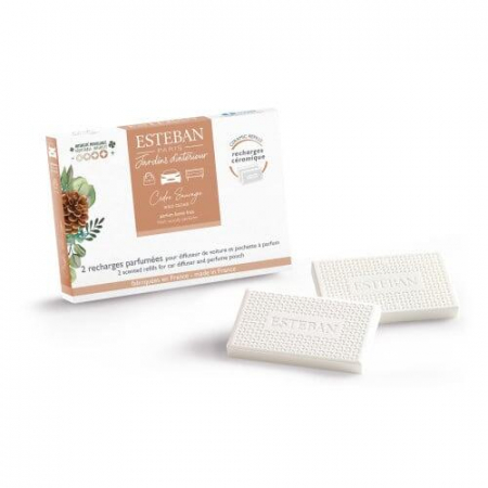Rezerve pentru difuzoare si lumanari - Refil parfumat pentru difuzor masina Wild Cedar - Esteban Paris