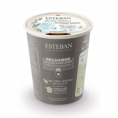 Rezerve pentru difuzoare si lumanari - Rezerva Lumanare White Cotton - Esteban Paris