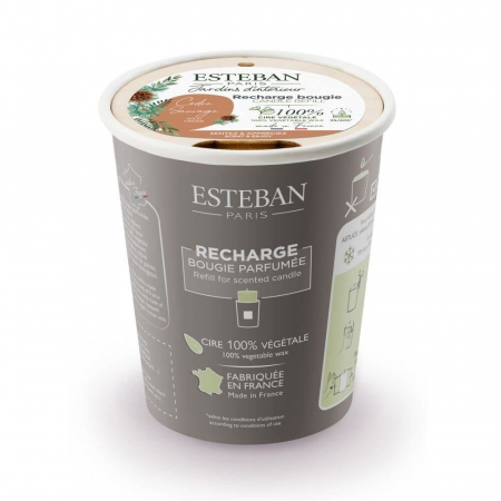 Rezerve pentru difuzoare si lumanari - Rezerva Lumanare Wild Cedar - Esteban Paris