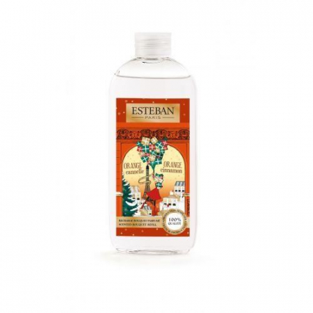 Rezerve pentru difuzoare si lumanari - Rezerva Pafrum 100ml Christmas Orange Cinnamon - Esteban Paris