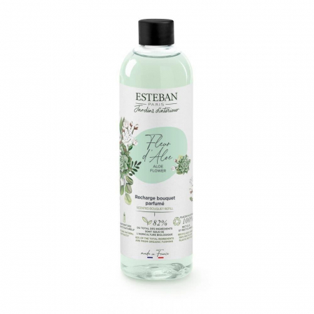 Rezerve pentru difuzoare si lumanari - Rezerva parfum 250ml Aloe Flower - Esteban Paris