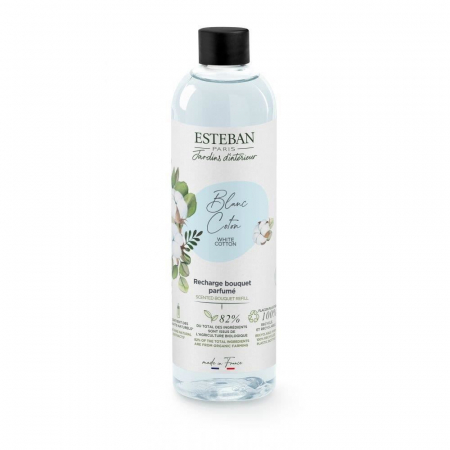 Rezerve pentru difuzoare si lumanari - Rezerva parfum 250ml White Cotton - Esteban Paris