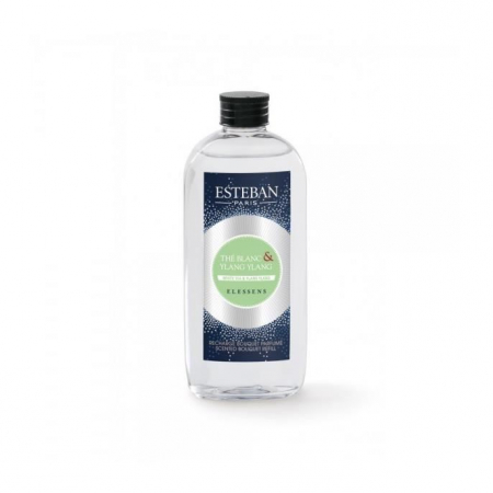 Rezerve pentru difuzoare si lumanari - Rezerva Parfum 500ml Ceai Alb&Ylang Ylang - Esteban Paris