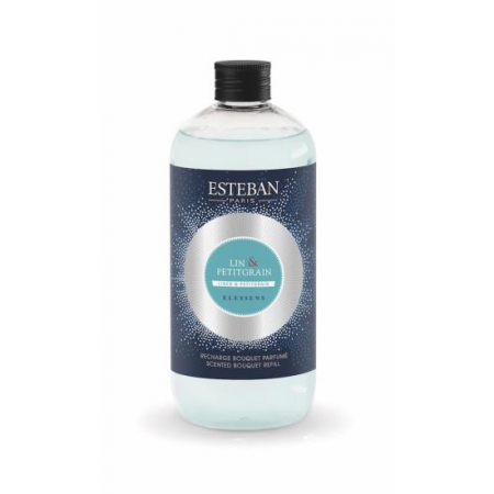 Rezerve pentru difuzoare si lumanari - Rezerva Parfum 500ml Linen&Petitgrain - Esteban Paris