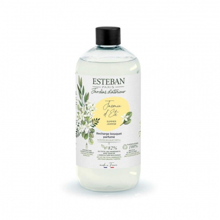 Rezerve pentru difuzoare si lumanari - Rezerva parfum 500ml Summer Jasmine - Esteban Paris