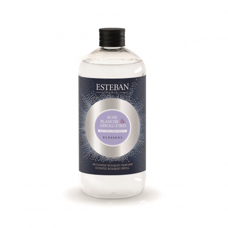 Rezerve pentru difuzoare si lumanari - Rezerva Parfum 500ml Wh.Rose&Orris Absolute - Esteban Paris