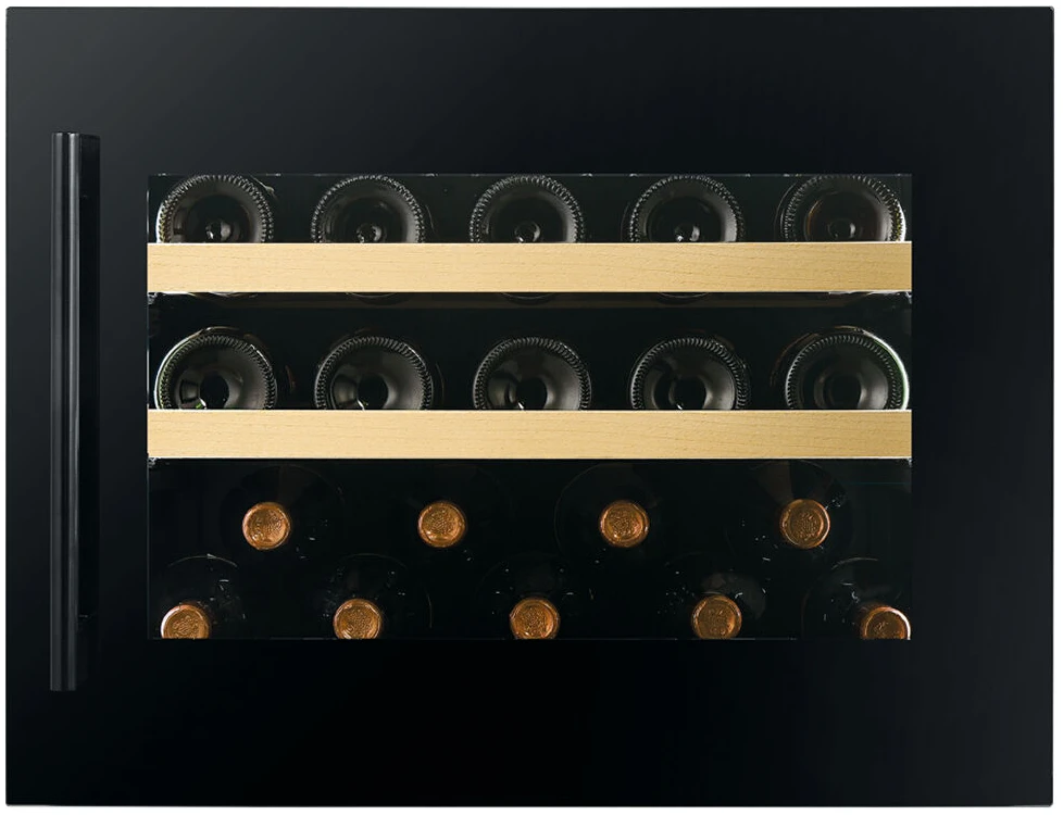 Vitrină de vin încorporabilă Dunavox DVP-19.50B Prime, 1 zonă, 19 sticle, 45,5 cm, clasa F, negru [1]