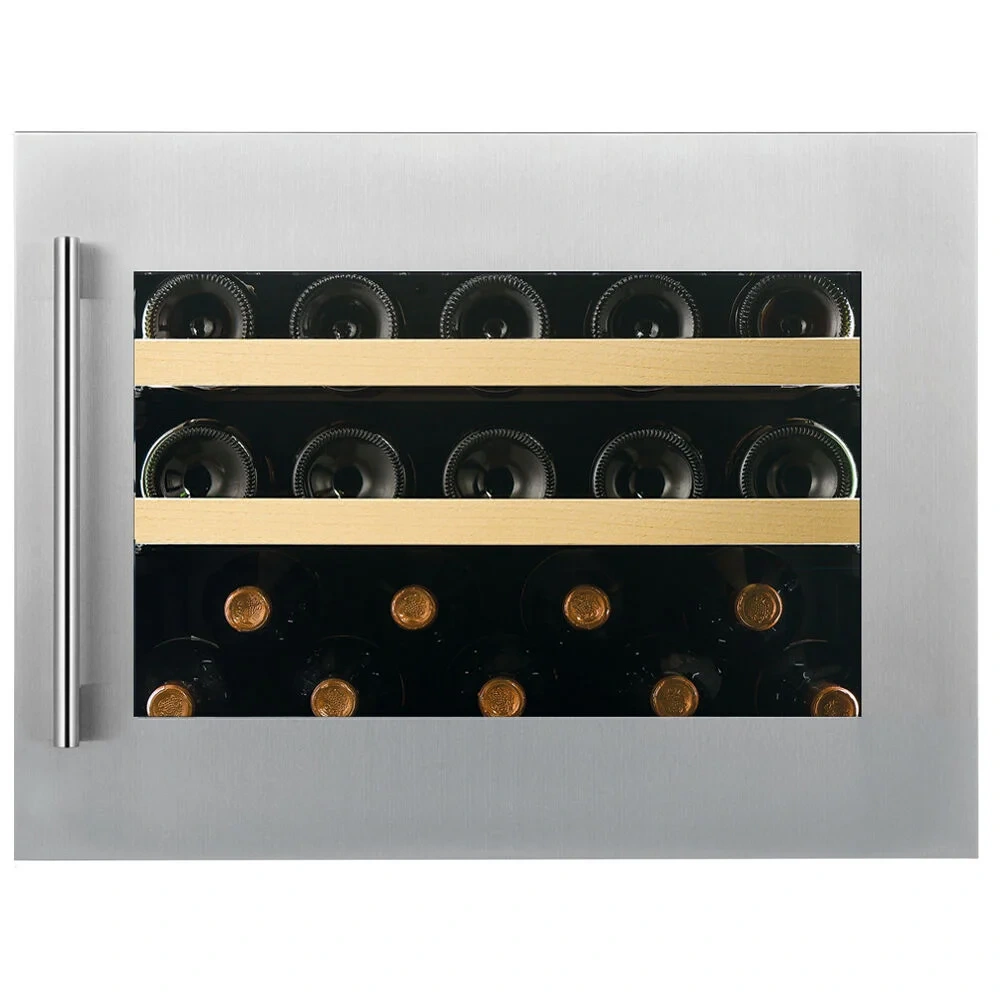 Vitrină de vin încorporabilă Dunavox DVS-19.50MB Spirit, 1 zonă, 19 sticle, 45,5 cm, clasa F, negru mat [2]