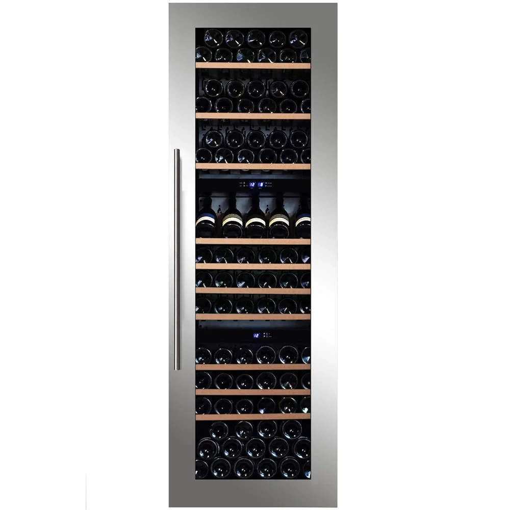Vitrină de vin încorporabilă Dunavox DX-89.246TMB Joy, 3 zone, 95 sticle, 178,6 cm, clasa G, negru mat [6]