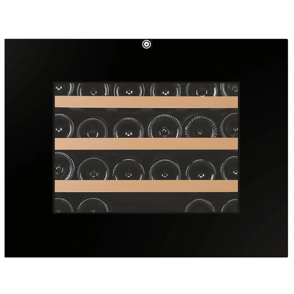 Vitrine de vin Dunavox  - Vitrină de vin încorporabilă Dunavox DXB-24.51B.TO Balance, 1 zonă, 24 sticle, 45,3 cm, clasa G, negru