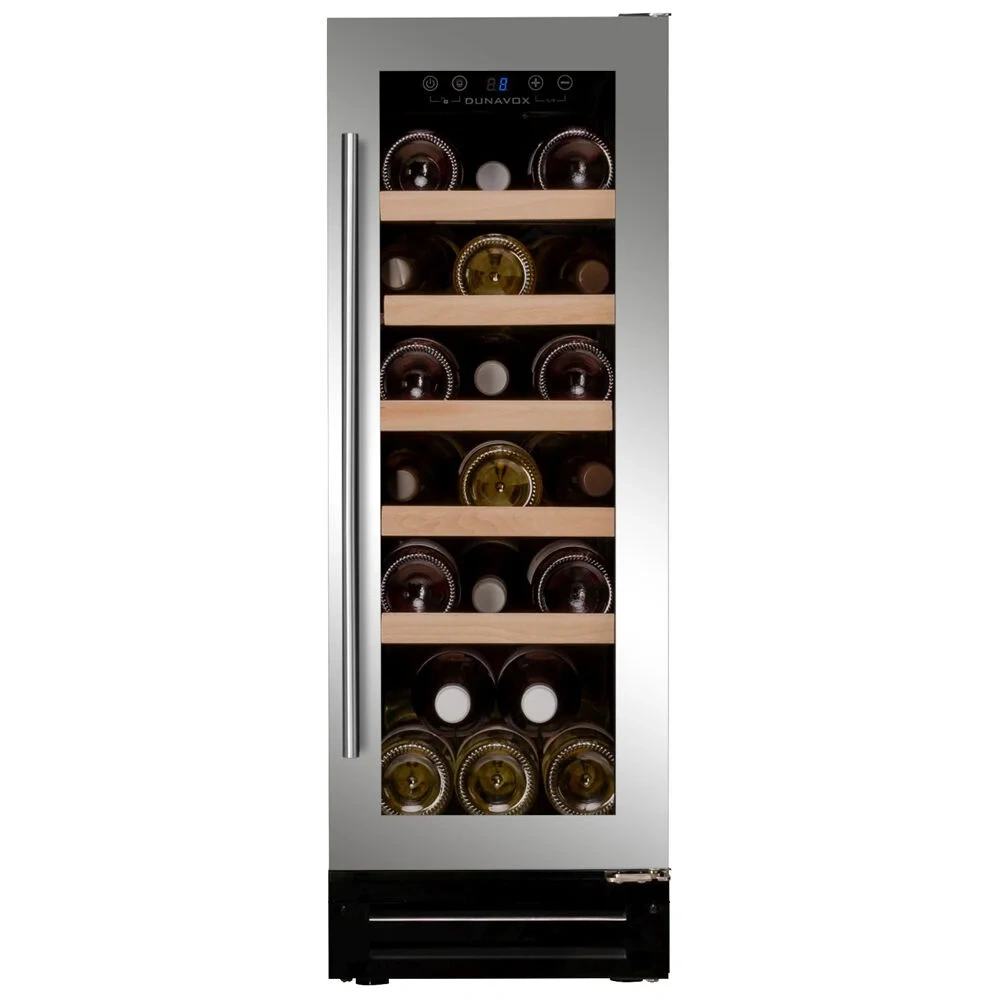 Vitrină de vin încorporabilă sub blat Dunavox DAUF-19.58C Flow, 1 zonă, 19 sticle, 81,5 cm, clasa G, culoare RAL personalizabilă [5]