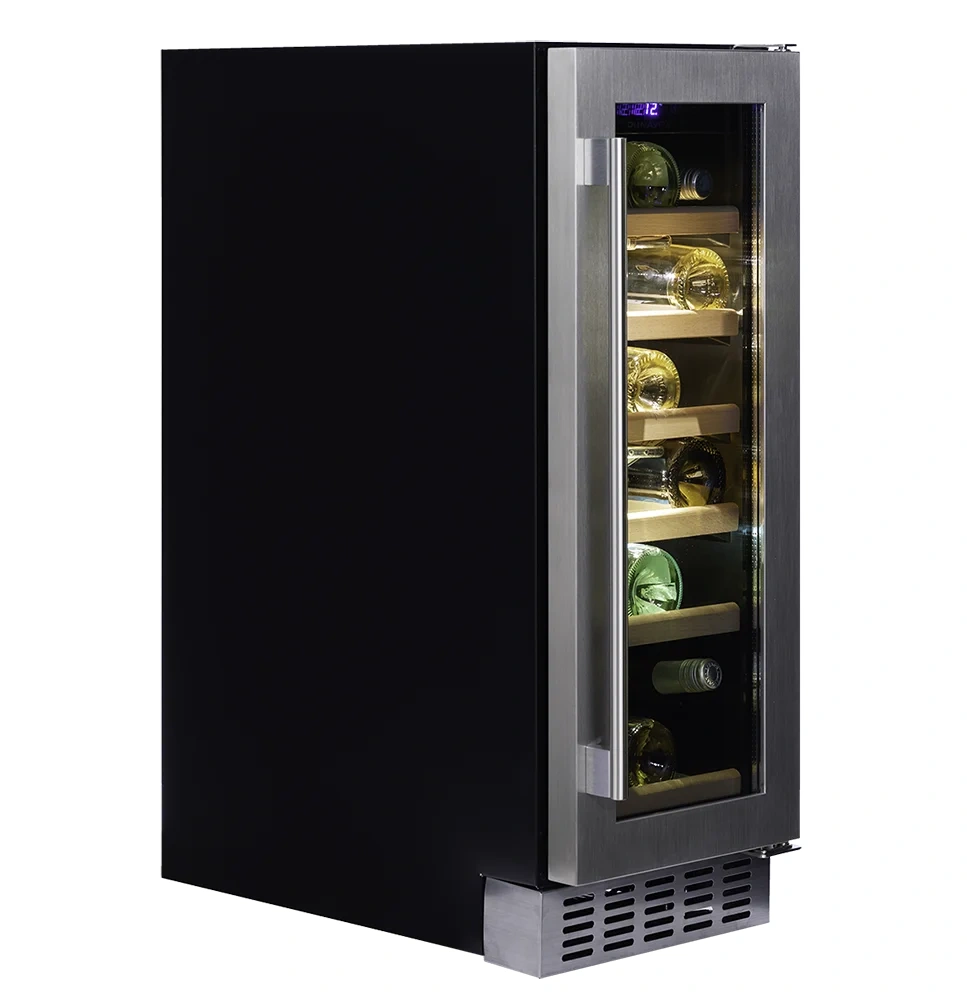 Vitrină de vin încorporabilă sub blat Dunavox DAUF-19.58C Flow, 1 zonă, 19 sticle, 81,5 cm, clasa G, culoare RAL personalizabilă [7]